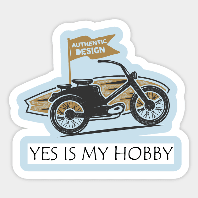 Yes! Is my hobby | Sadd Al Sticker by PicRidez